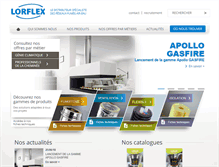 Tablet Screenshot of lorflex.fr